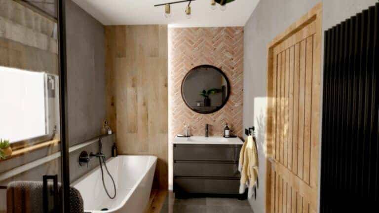 łazienka w stylu loft | Projekt Duszyńska Design